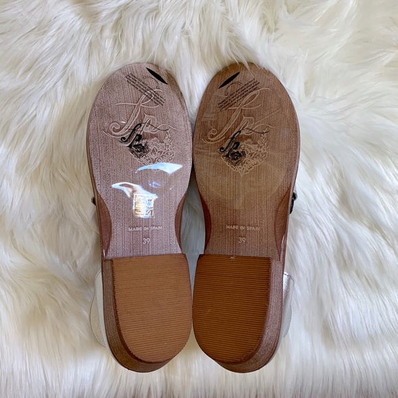 Free People Silver Mont Blanc Asymmetrical Sandals - Picture 8 of 8